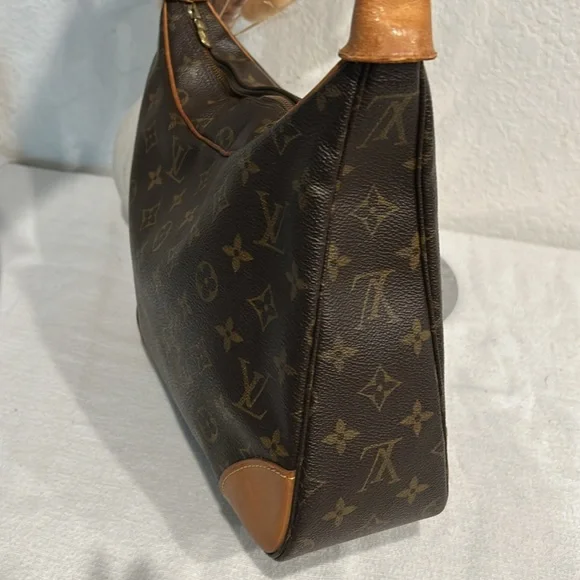LOUIS VUITTON Monogram Boulogne 30 Shoulder Bag M51265 LV Auth BA278 +COA - Picture 10 of 17